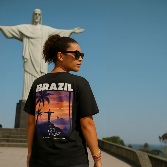 Brazil Oversized Shirt (Rückendruck)